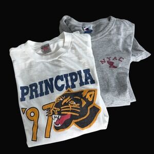 Vintage 90s T-Shirt Bundle Principia 1997 NYAC XL XXL